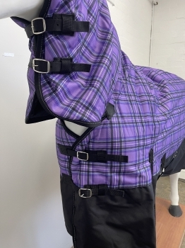 AXIOM 1800D BALLISTIC PURPLE TARTEN/BLACK 100g HORSE COMBO RUG